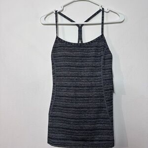 Under Armour Women's Striped Gray Tank Top